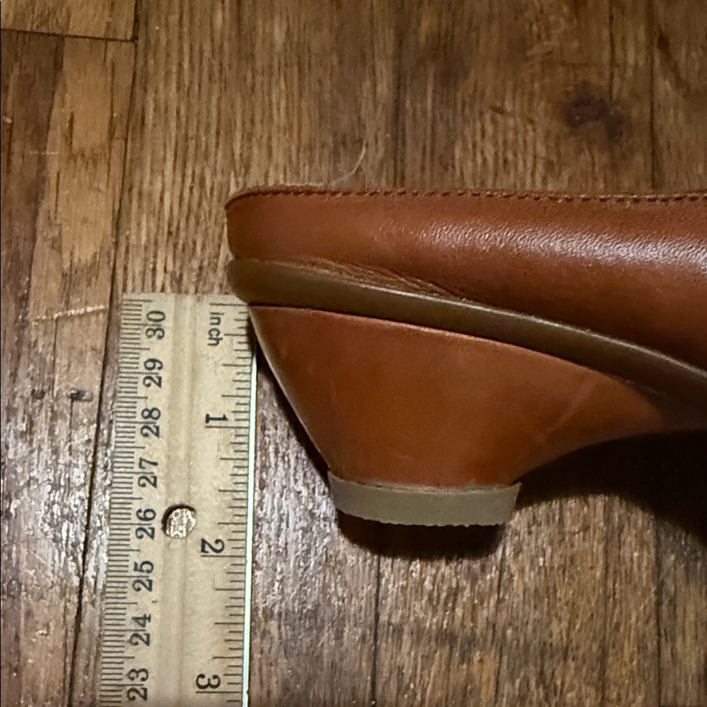 PIKOLINOS Leather Moccasin Mules with Decorative Stitching - Brown Multi size 37 - Picture 6 of 10